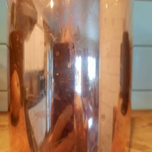 Vintage Solid Copper Pitcher, 7 1/2" Tall/4 1/2" Diameter - Picture 8 of 11